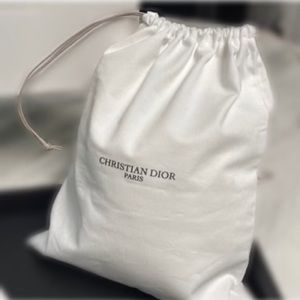 Christian Dior String Bag & Ribbon
